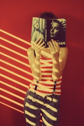 .K | Bergman (via Yulia ♥) #stripes #photography #retro