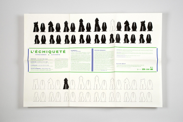 Echiqueté | tabaramounien, atelier de design graphique depuis 2007 #chess #print #tabaramounien #layout #paper