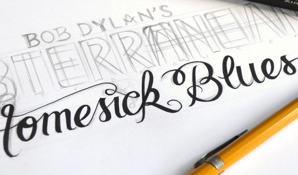 Bob Dylan HAND LETTERING EXPERIENCE by Leandro Senna #senna #lettering #bob #hand #experience #leandro #dylan #pencil