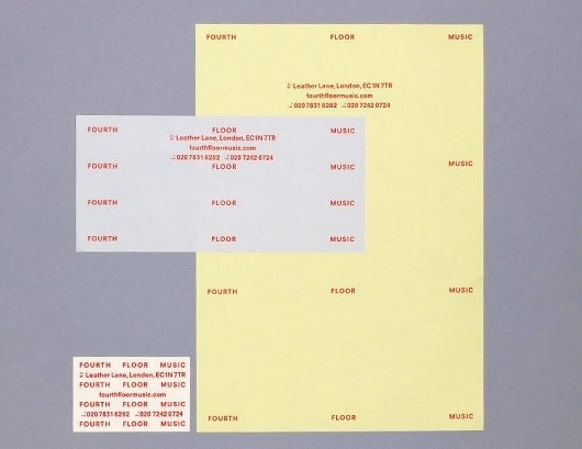 Fourth Floor Music | OK-RM #print #design #graphic