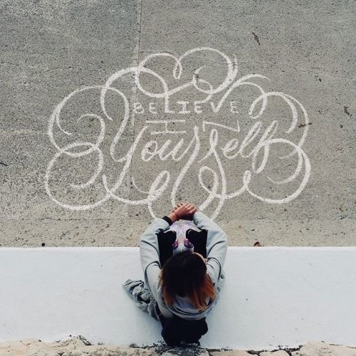Believe In Yourself - 📷by @igor.cancarevic / @unsplash - #motivation #inspiration #typespire #typegang #thedailytype #handmadefont #type
