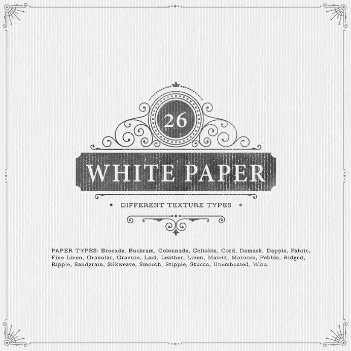 
26 White Paper Background Textures

https://textures.world/paper/26-white-paper-background-textures/