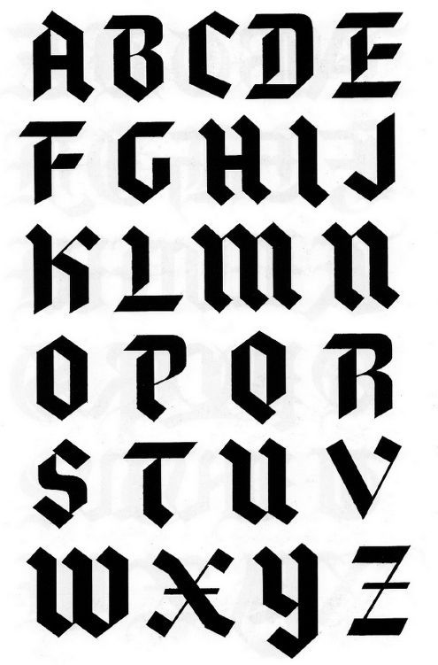 Blackletter / Modern Textura