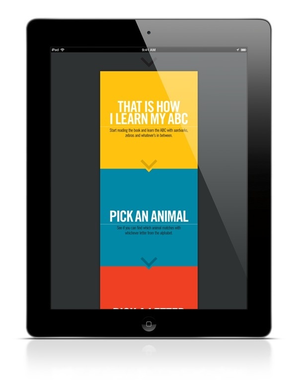 ABC iPad App on Behance #step