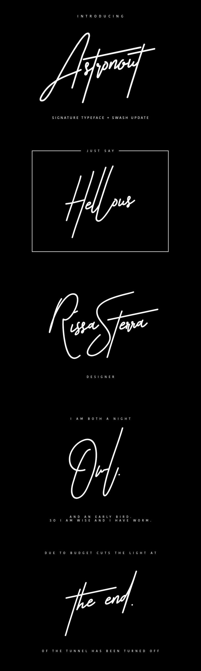 Astronout Signature