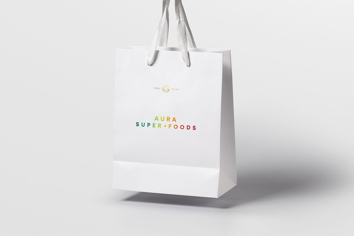 AURA Superfoods Packaging - Mindsparkle Mag Panel Studio designed Aura, a superfood brand inspired by the power of color and emotion. #logo #packaging #identity #branding #design #color #photography #graphic #design #gallery #blog #project #mindsparkle #mag #beautiful #portfolio #designer