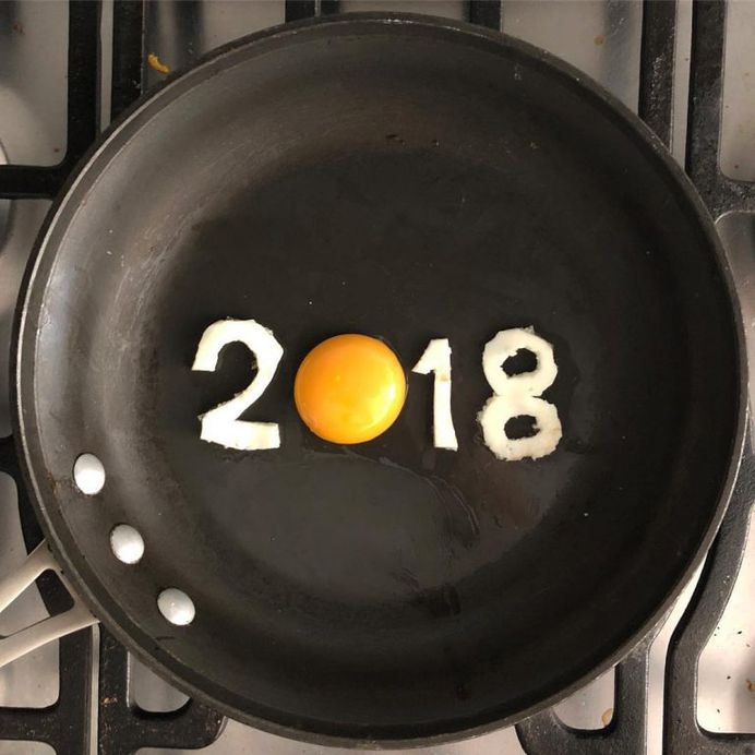 Michele Baldini Turns His Breakfast Eggs Into Works of Art on Instagram