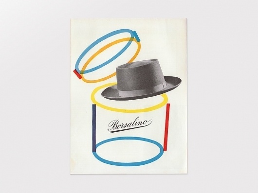 Display | Borsalino Advertisement | Collection