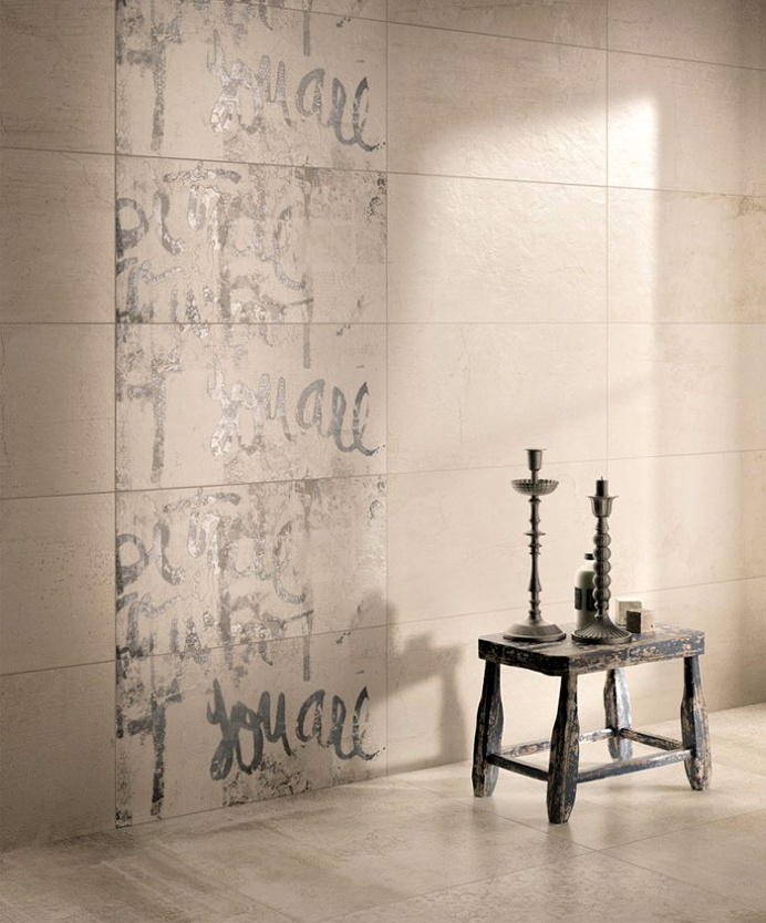 Floor Tiles Inspired by the Surfaces of the Recent Past - #floor, flooring, #tiles, #walls