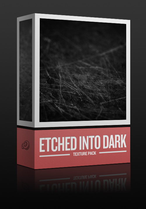 Maarten Kleyne created and hand picked this very versatile set of 15 scratched surface textures for Go Media #design #graphic #texture #box #etched #dark #typography