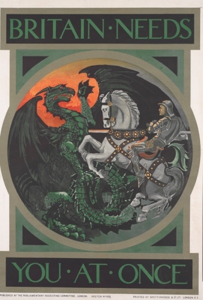 First World War Recruitment Poster #WW1 #poster