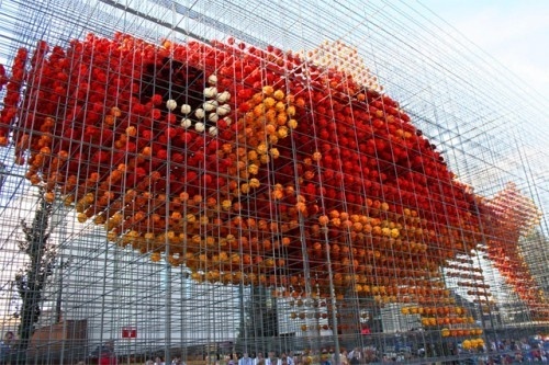 Flower sculptures #flower #design #holland #sculpture