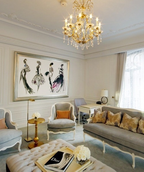 The Dior Suite at the St. Regis Hotel #interor #painting