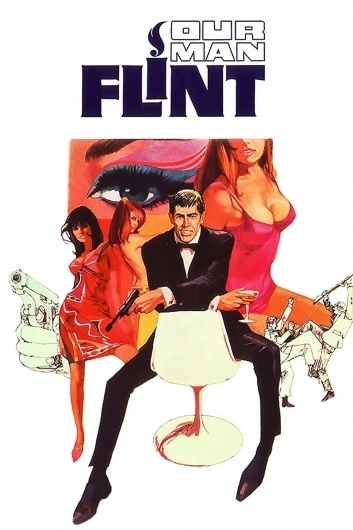 our-man-flint-original.jpg (1000×1500) #cool #illustration #flint #film