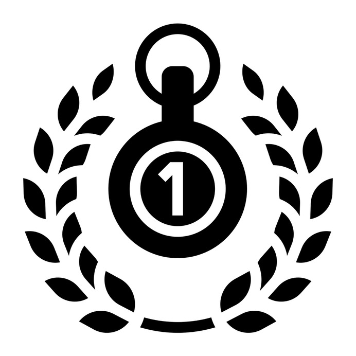 See more icon inspiration related to award, wreath, medal, prize, first, champion, medallion, sports and competition and winner on Flaticon.