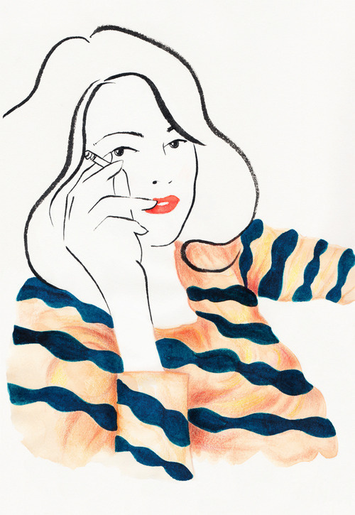 studio patten #fashion #ink #woman #patten