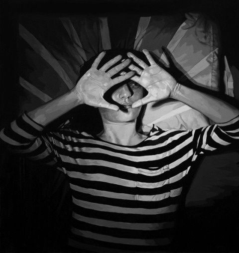 Rebecca Adams | PICDIT #painting #black #white #art