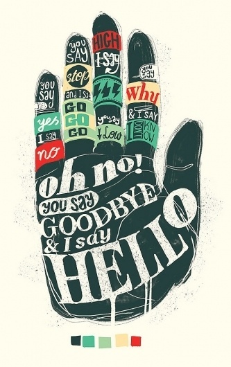 All sizes | HelloGoodbye | Flickr - Photo Sharing! #lettering #typography #art #hand #cool