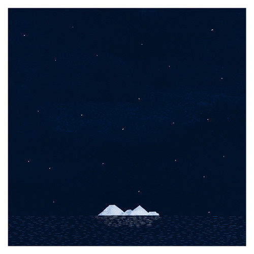 BAD NEWS FROM COSMOS - Cover #ocean #mountain #iceberg #cover #night #poster #music