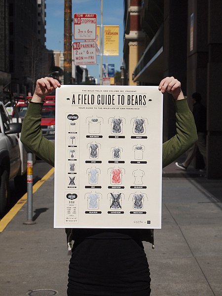The Shop by The Bold Italic A FIELD GUIDE TO BEARS POSTER #francisco #bears #san #poster