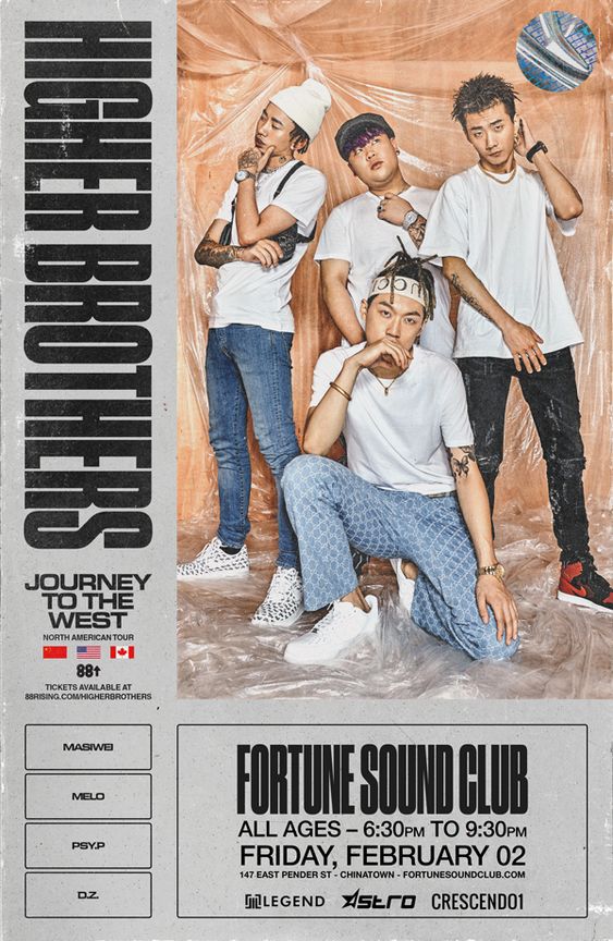 88 rising: Higher Brothers Poster