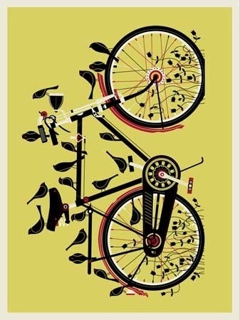 YELLOWBIKEWEB.jpg 337×450 pixels #studios #methane #bird #bike #poster