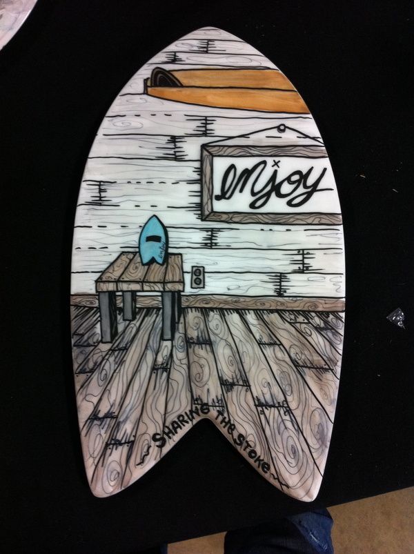 Hand Plaine #surfing #the #handrawing #stoke #sharing