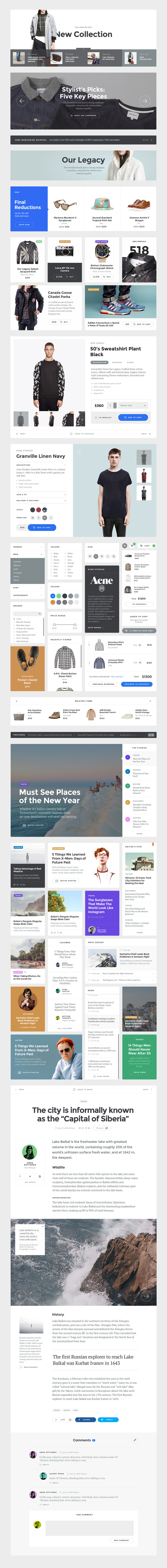 Baikal_preview_components #design #web #kit #ui
