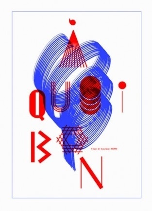 Affiches - CÃ´me de Bouchony - Portfolio - Illustrissimo, Agence d'illustrateurs et de graphistes internationaux Ã Paris - Michel Lagarde, Nicolas Pi #typo #poster #anti