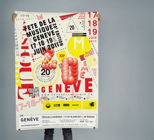 NEO NEO | Graphic Design | Fête de la musique #print #design #graphic #typography
