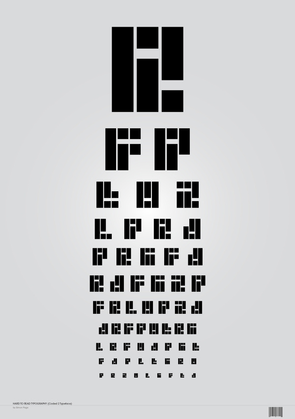 Coded Typeface on Behance #coded #behance #typeface