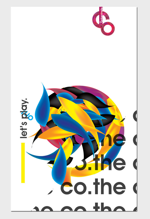 Contaminate NYC #branding #bartholomew #contaminate #play #poster #gradient #york #nyc #chloe #new
