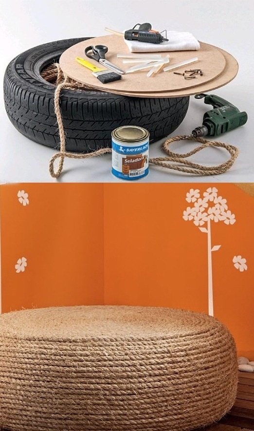 #DIY #recycle #tire #rope