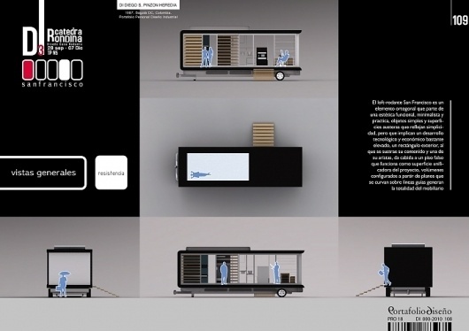 Mobile House by Diego Pinzon at Coroflot #diego #house #pinzon #design #product #transport #industrial #mobiliary