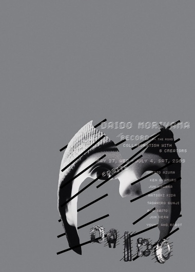 Daido Moriyama collaboration with 8 creators - POSTHYPHEN GRAPHIC DESIGN #poster