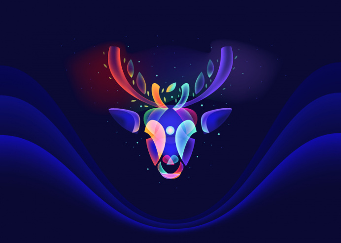 Fantasy Lights Reindeers