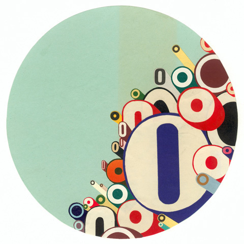 Greg Lamarche Works #circle #collage #typeography