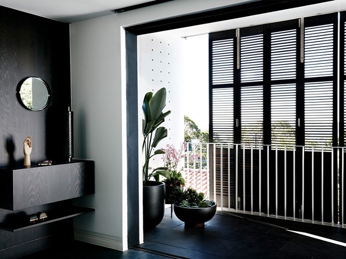 Inside Outside House – Private Retreat With a Louvered Facade
