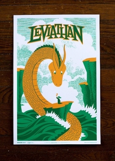 Fauna Friends Poster Series from Familytree #white #design #graphic #orange #texture #illustration #poster #green