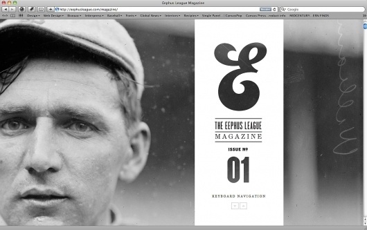 Eephus League #white #black #and #baseball #type #magazine