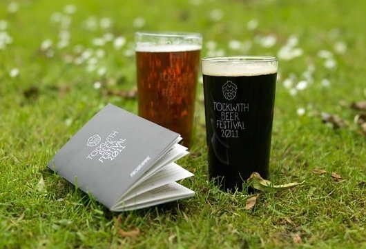 Tockwith Beer Festival #rendered #hand #branding