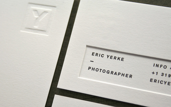 Letterpress- printing technique // Lead Image #card #letterpress #business