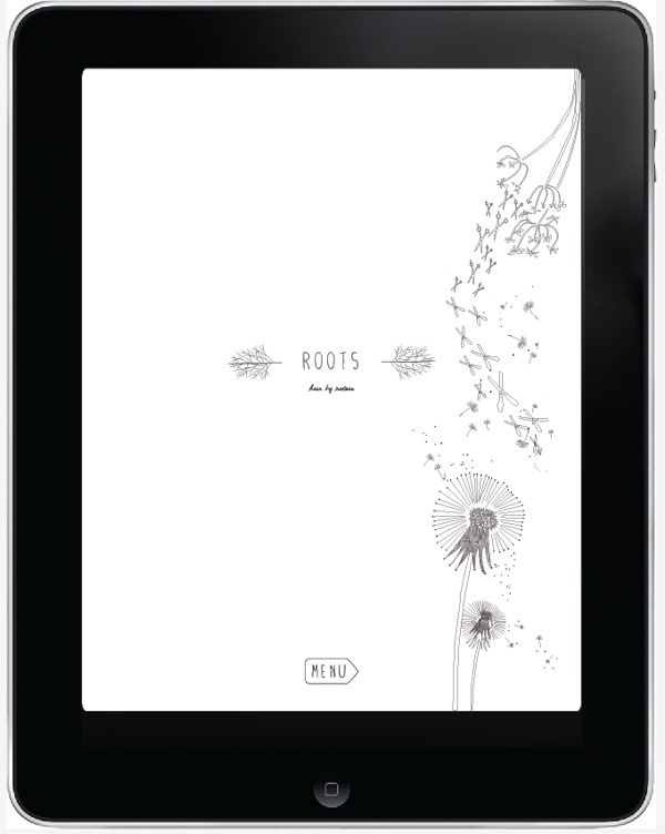 Roots #linedrawing #salon #branding #ipad #hair #illustration #app #mobile #roots #nursery