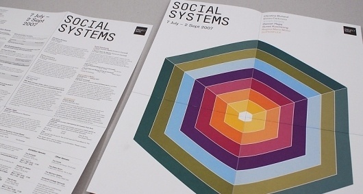 Social Systems Exhibition | Print Design | A-Side #side #poster