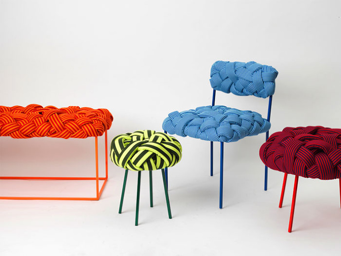 Striped Fabric in a New Three-dimensional Experience