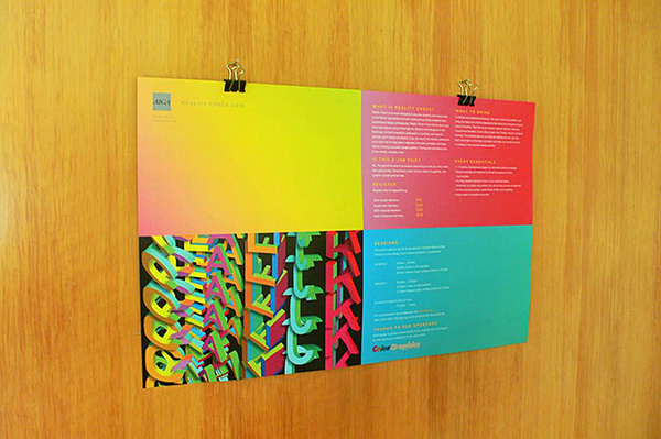 AIGA poster Varsity Crime Wave #color #poster #layout #mailer #typography