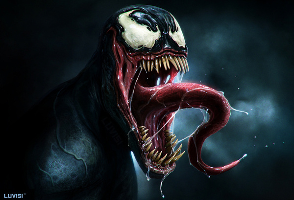VENOM by DanLuVisiArt on deviantART #spiderman #venom #dan #luvisi