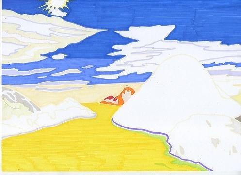 Yu Matsuoka | PICDIT #art #landscape #drawing #marker #colour