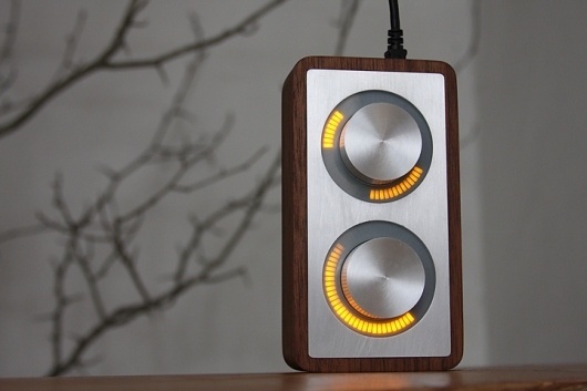 monome #dial #wood #monome #aluminium