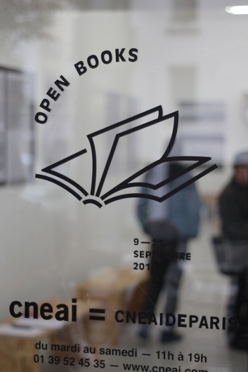 OPEN BOOKS - exhibition & publication #signage #logo #book
